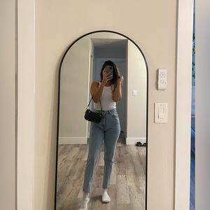 Zara high waisted jeans.